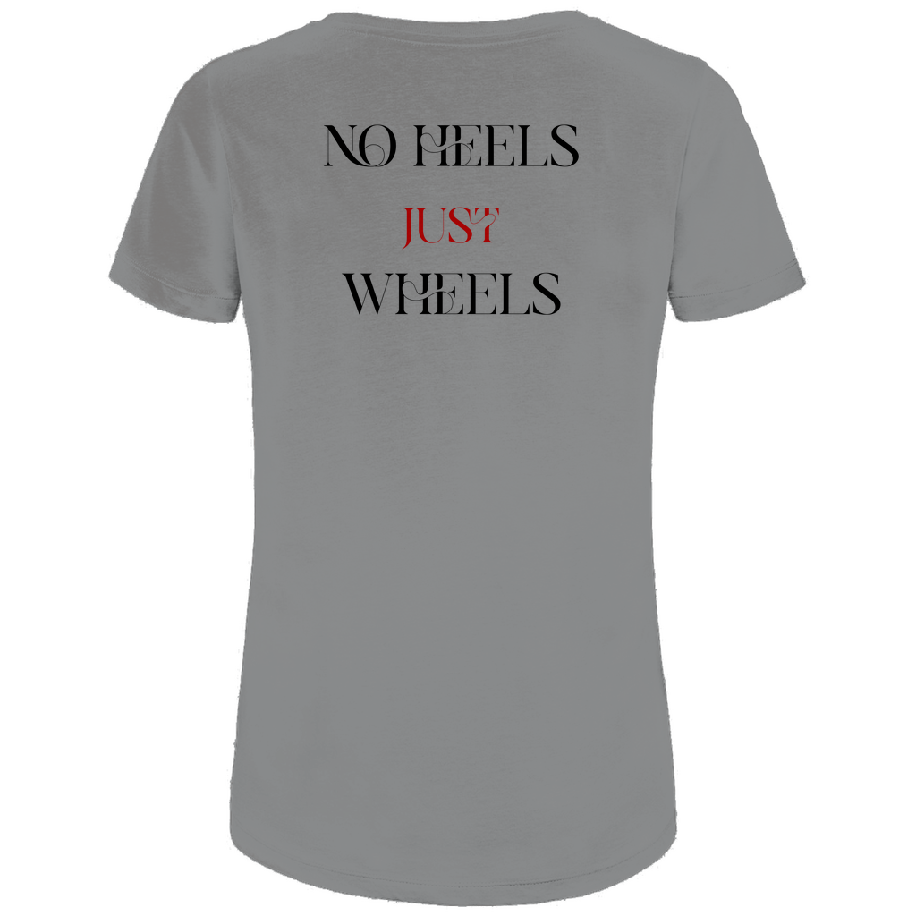 NO HEELS JUST WHEELS - Bikershirt für Damen