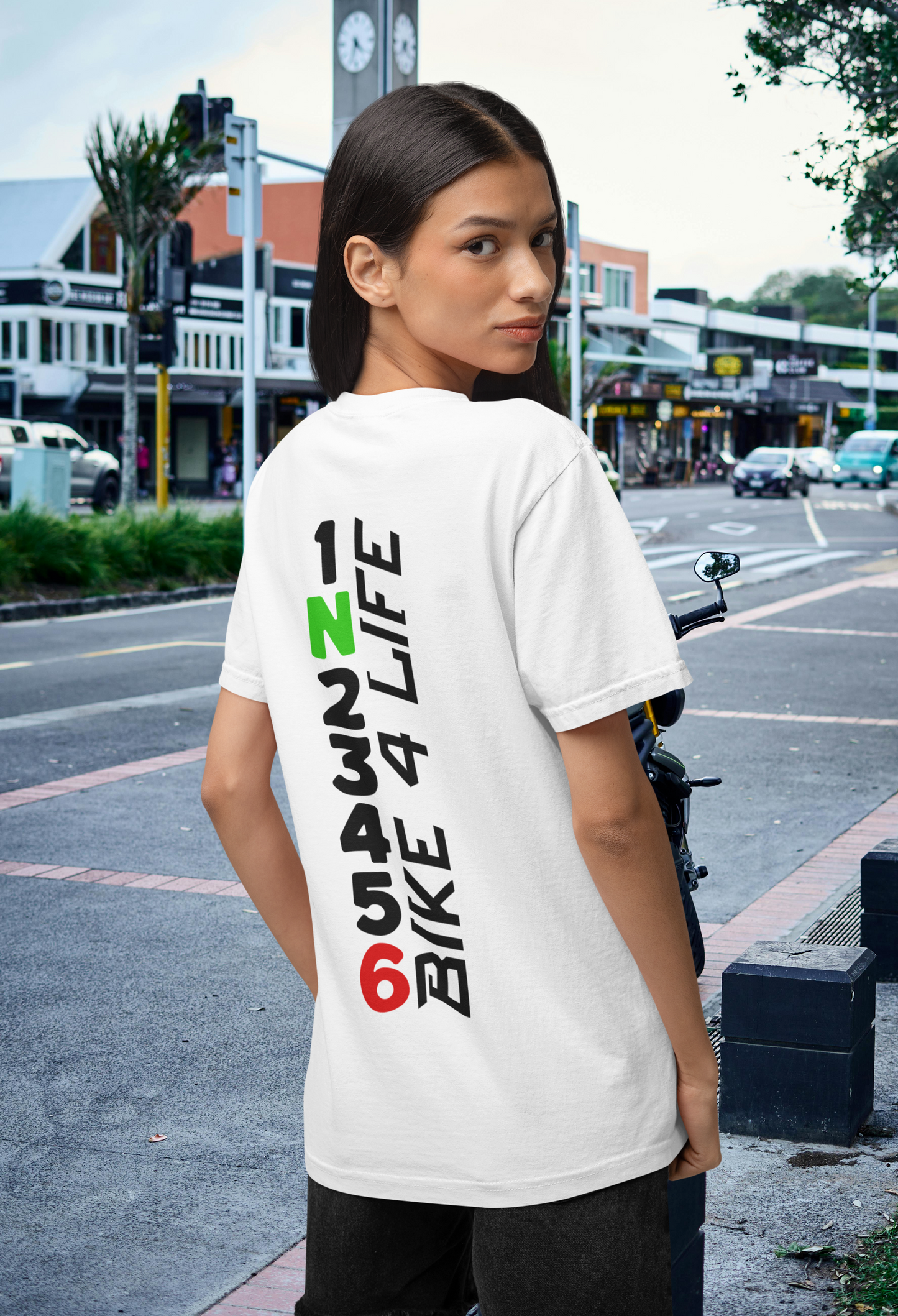 BIKE 4 LIFE - Oversized Bikershirt für Frauen