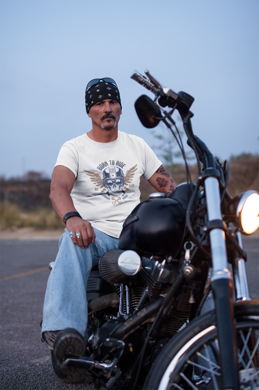 BORN TO RIDE - Herren Bikershirt