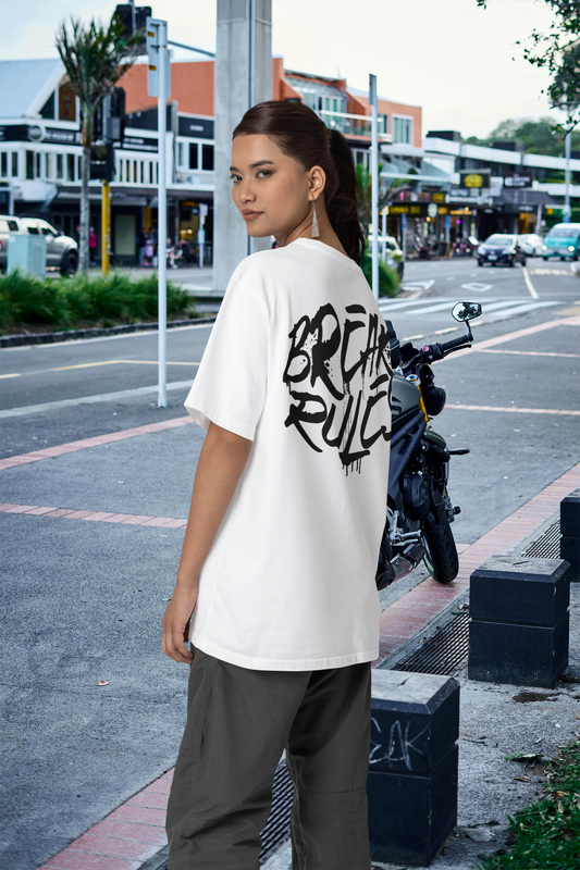 BREAK RULES - Oversized Bikershirt für Damen