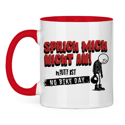 NO BIKE DAY MANN - Tasse zweifarbig