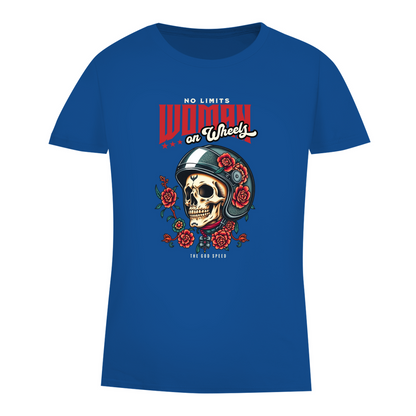 WOMAN ON WHEELS - Damen Biker T-Shirt