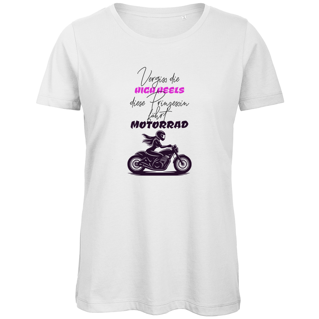 VERGISS DIE HIGHHEELS - Biker T-Shirt für Damen