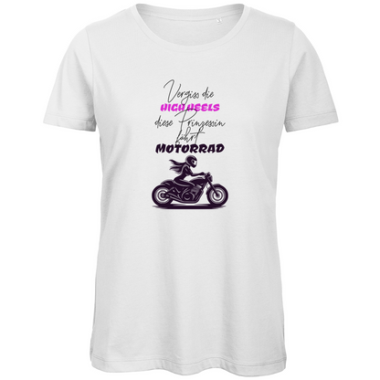 VERGISS DIE HIGHHEELS - Biker T-Shirt für Damen