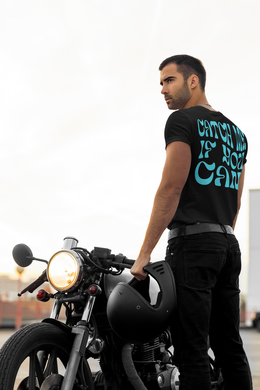 CATCH ME IF YOU CAN - Premium Biker T-Shirt