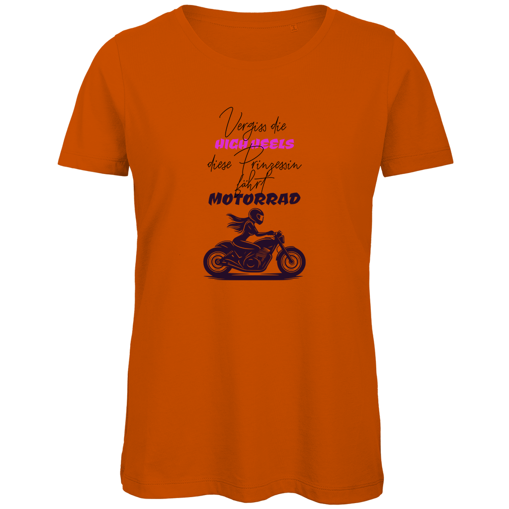 VERGISS DIE HIGHHEELS - Biker T-Shirt für Damen