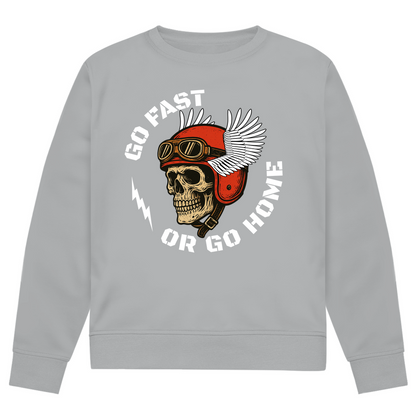 GO FAST OR GO HOME  - Herren Biker Sweatshirt