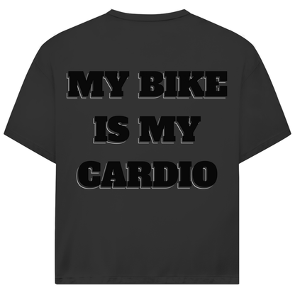 MY BIKE IS MY CARDIO - Oversized Herren T-Shirt