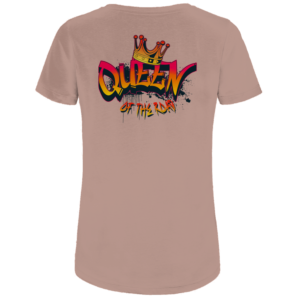 QUEEN OF THE ROAD - Damen Biker T-Shirt