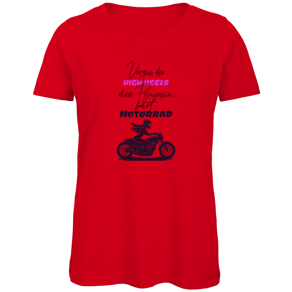 VERGISS DIE HIGHHEELS - Biker T-Shirt für Damen