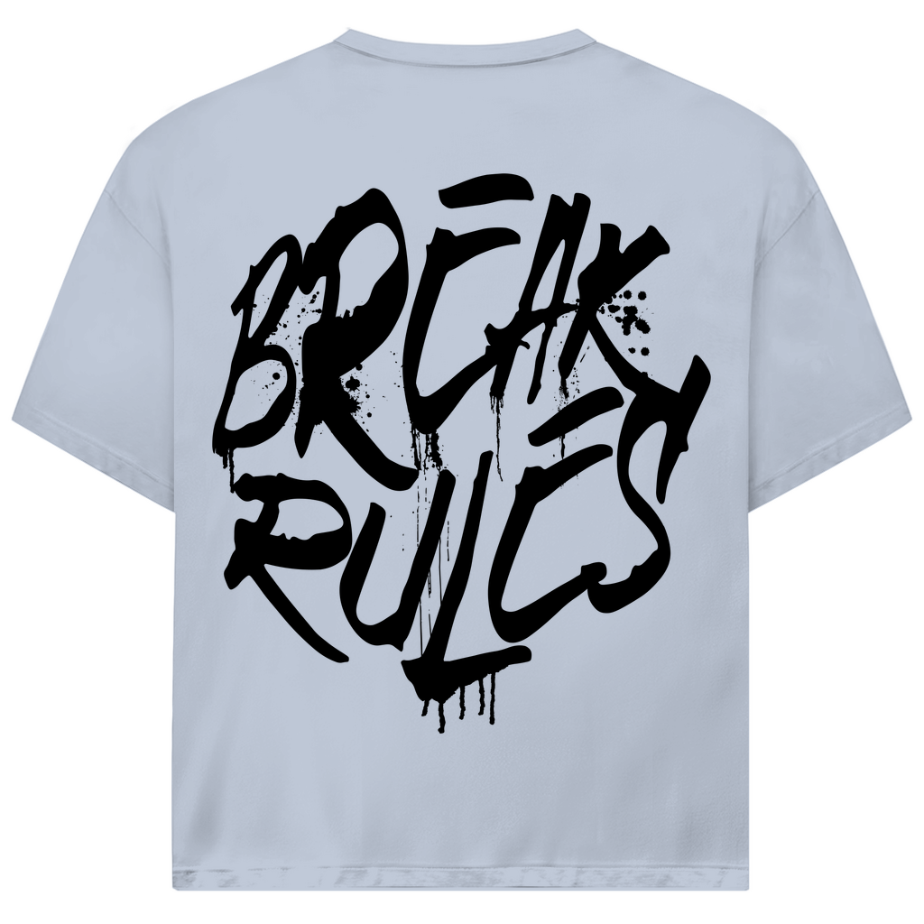 BREAK RULES - Oversized Herren Biker T-Shirt