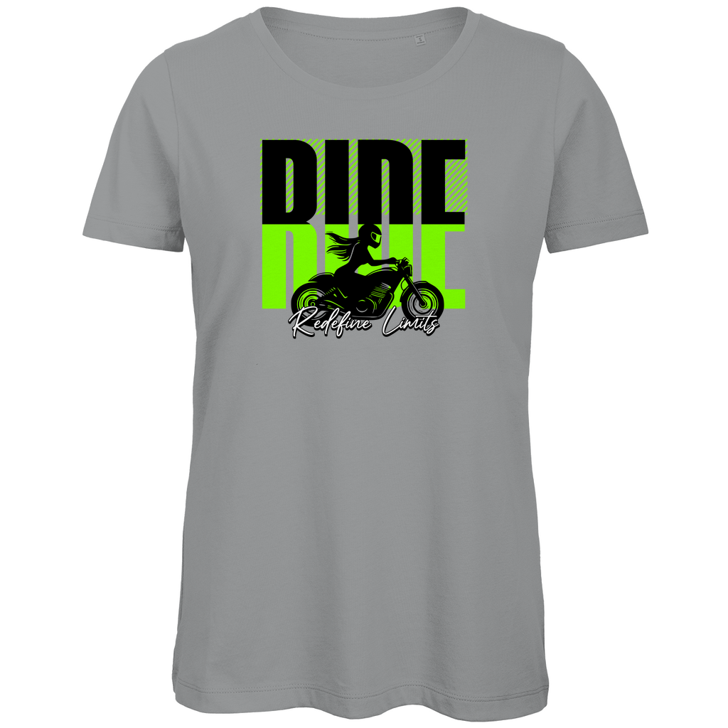 RIDE - REDEFINE LIMITS - Damen Premium Bio T-Shirt