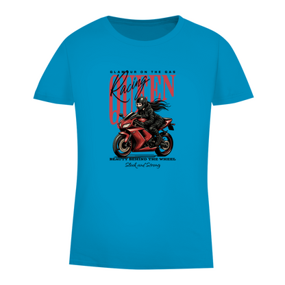 RACING QUEEN - Biker T-Shirt für Frauen