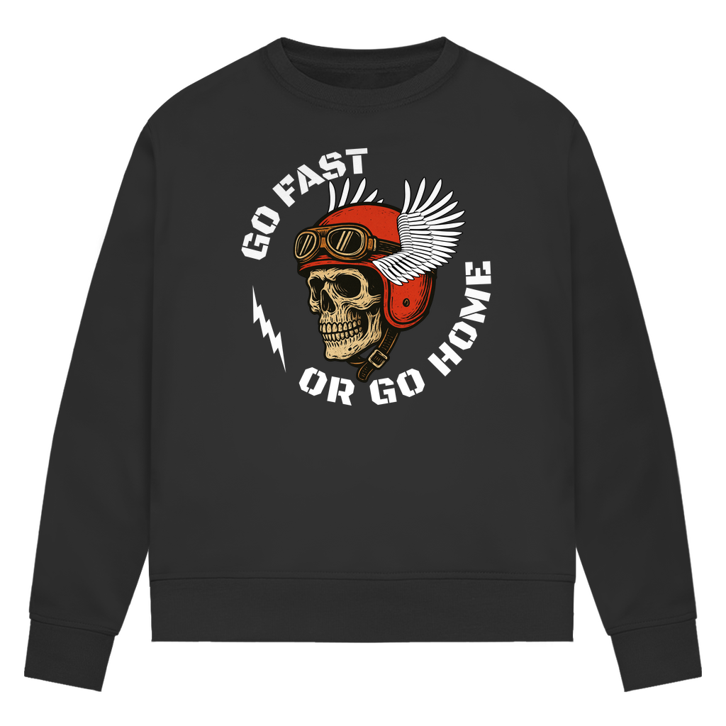 GO FAST OR GO HOME - Damen Premium Bio Sweatshirt