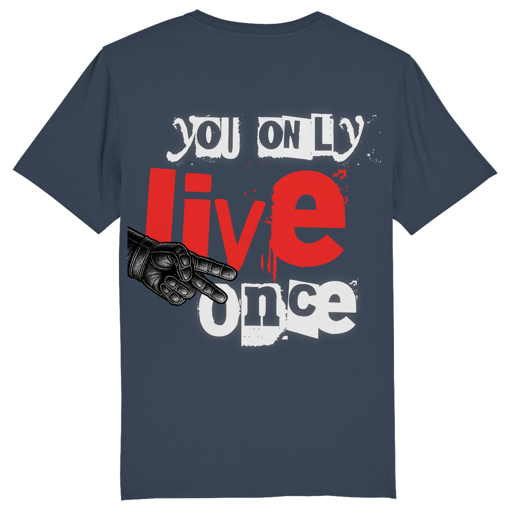 YOU ONLY LIVE ONCE - Bikershirt für Herren