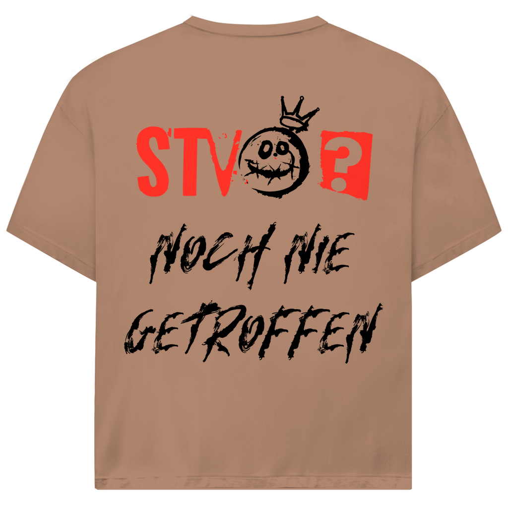 STVO? NOCH NIE GETROFFEN - Oversized Herren T-Shirt