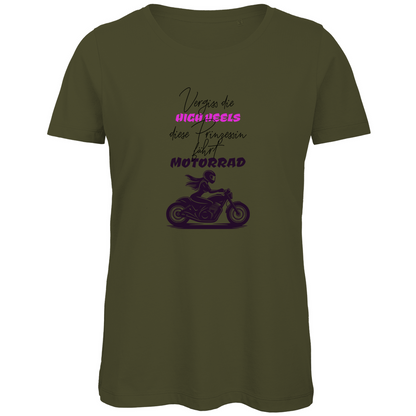 VERGISS DIE HIGHHEELS - Biker T-Shirt für Damen