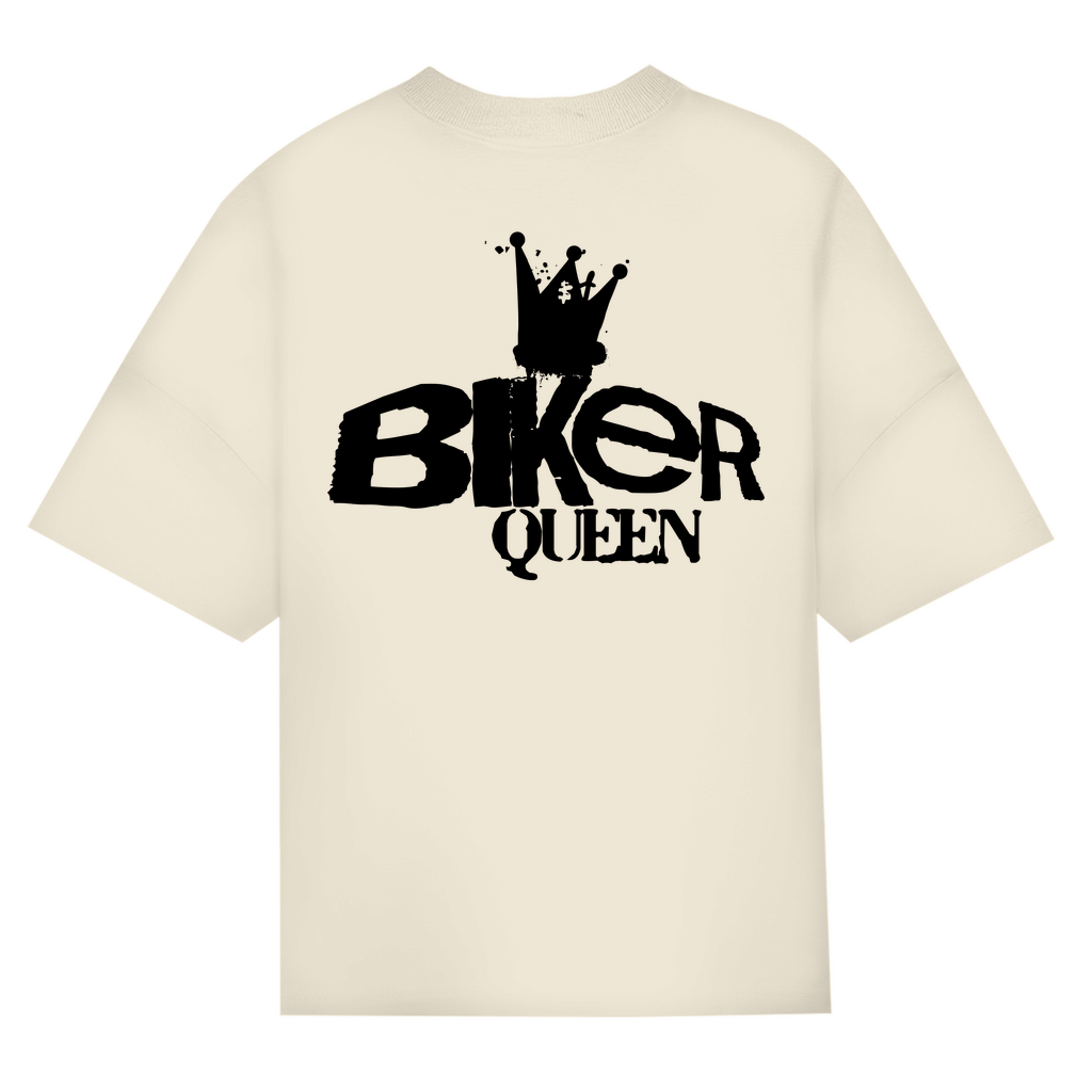 BIKER QUEEN - Biker Damenshirt Oversized
