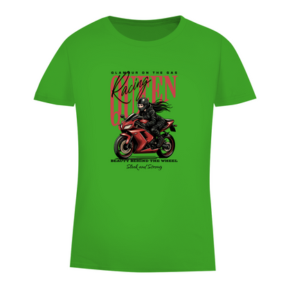 RACING QUEEN - Biker T-Shirt für Frauen