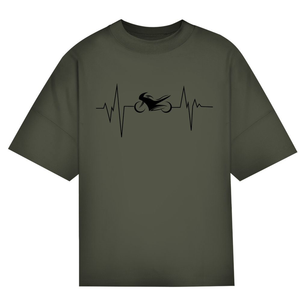 Heartbeat Sport - Oversized Damen T-Shirt