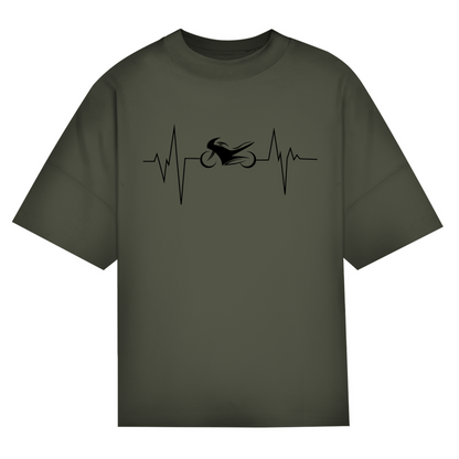 Heartbeat Sport - Oversized Damen T-Shirt