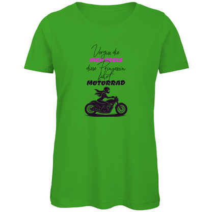 VERGISS DIE HIGHHEELS - Biker T-Shirt für Damen