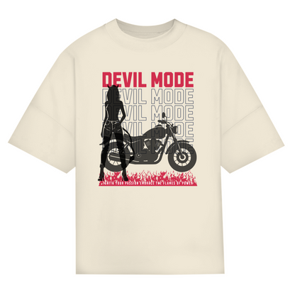 DEVIL MODE - Oversized Bikershirt für kleine Teufel