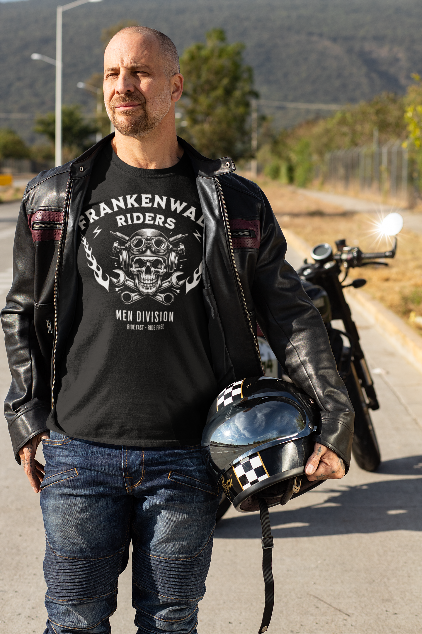 FRANKENWALD RIDER MEN DIVISION - Biker T-Shirt für Männer