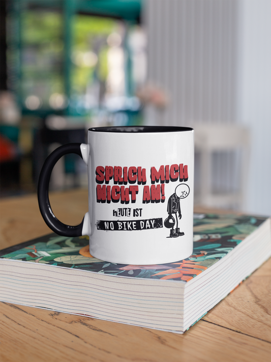 NO BIKE DAY MANN - Tasse zweifarbig