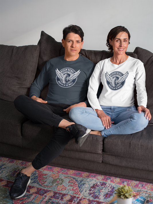 RIDIN' REBEL - Unisex Langarmshirt