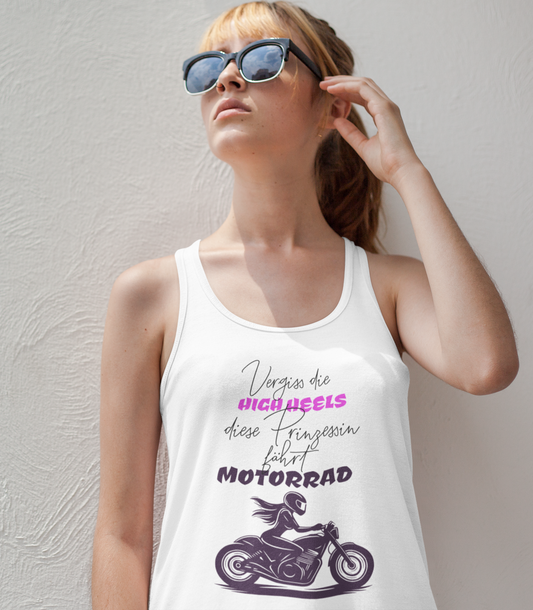 VERGISS DIE HIGHHEELS - Damen Biker Tank Top
