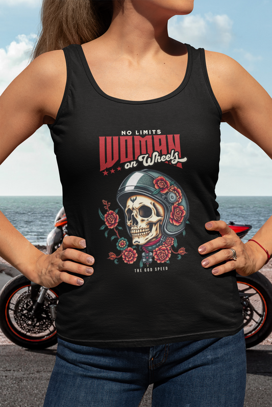 WOMAN ON WHEELS - Damen Tank Top
